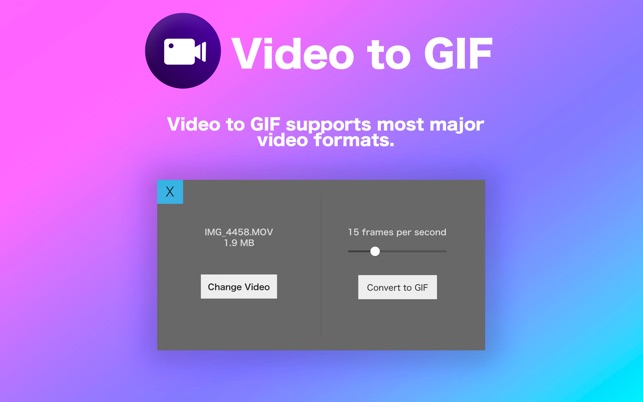 Video to GIF 1.4 : Main Window
