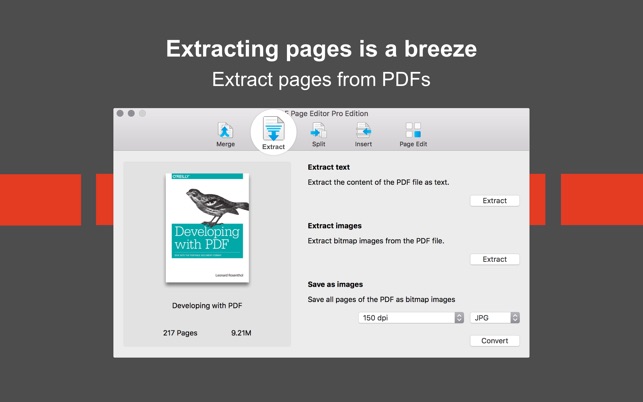 PDF Page Editor Pro Edition 1.2 : Main Window