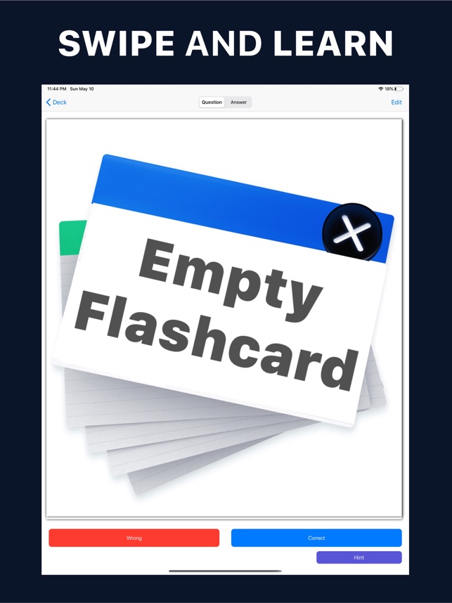 Flashcard Max 0.9 : Main Window