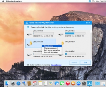 Mount BitLocker-Encrypted Drive in macOS