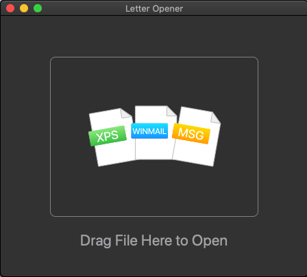 Letter Opener Lite 13.0 : Main screen