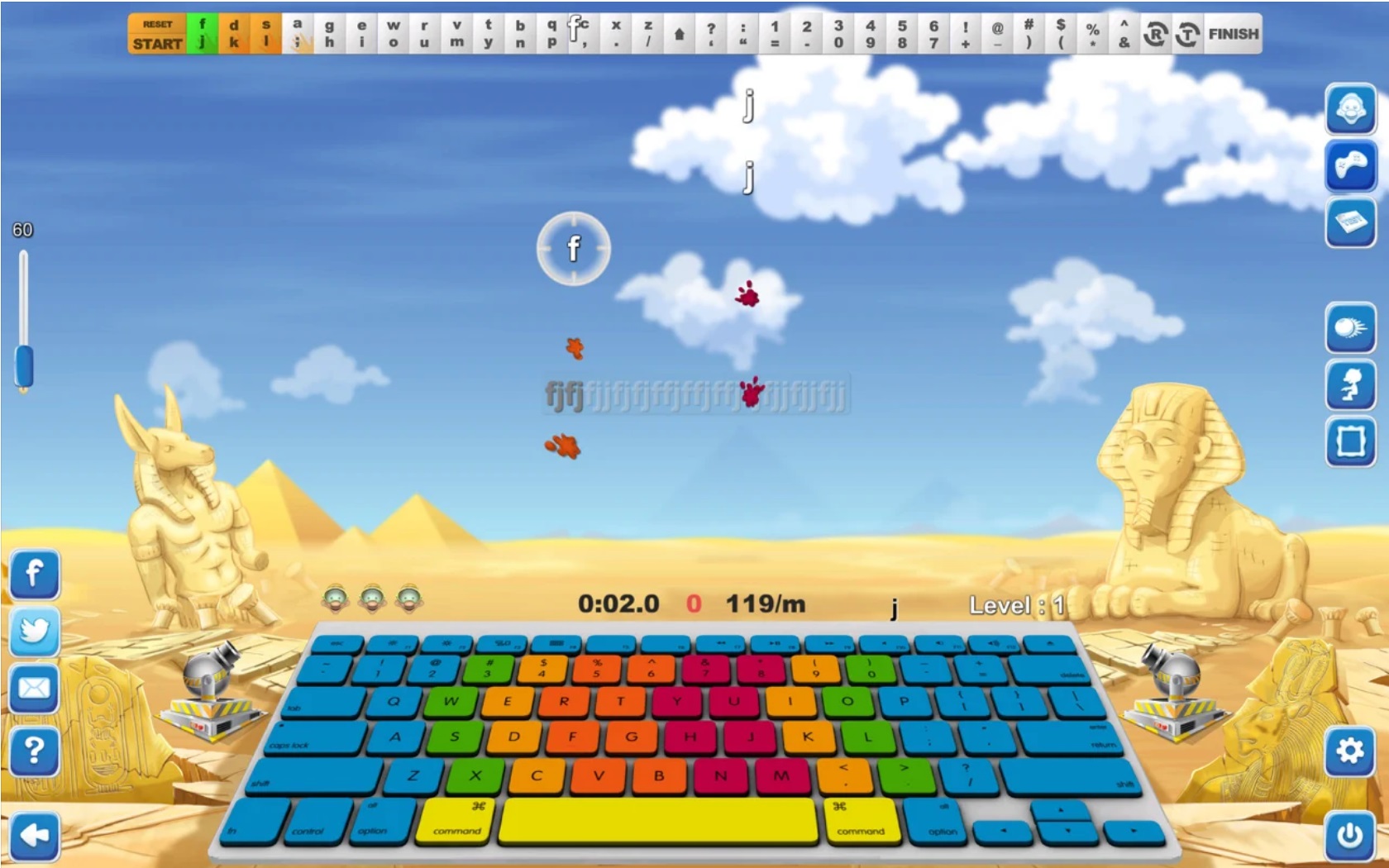 Typing Fingers 6.2 : Typing against Time
