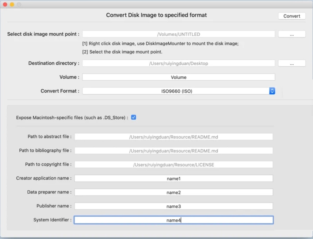 Smart Disk Image Converter 2.0 : Main Screen 2