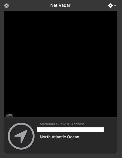 Net Radar 1.3 : Main screen