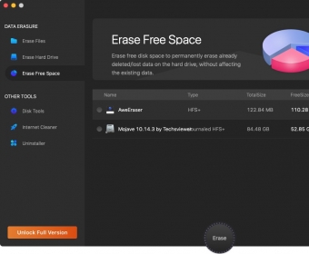 Erase Free Space