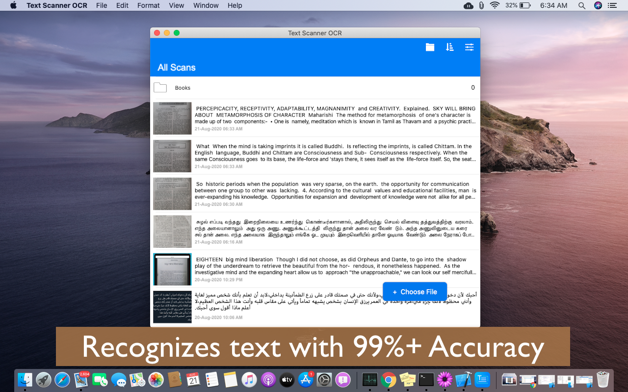 Text Scanner OCR 1.5 : Main Window