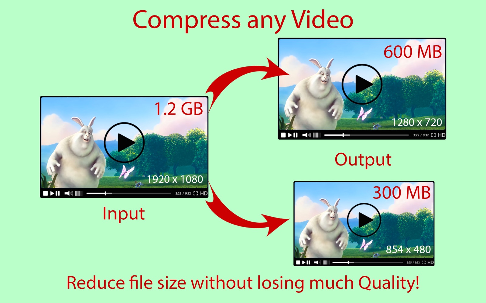 Compress Any Video 3.3 : Main Window