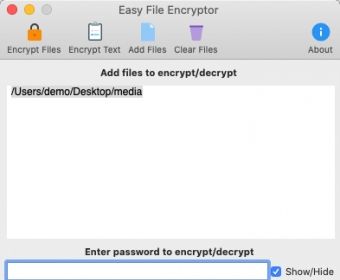 Add File to Encrypt