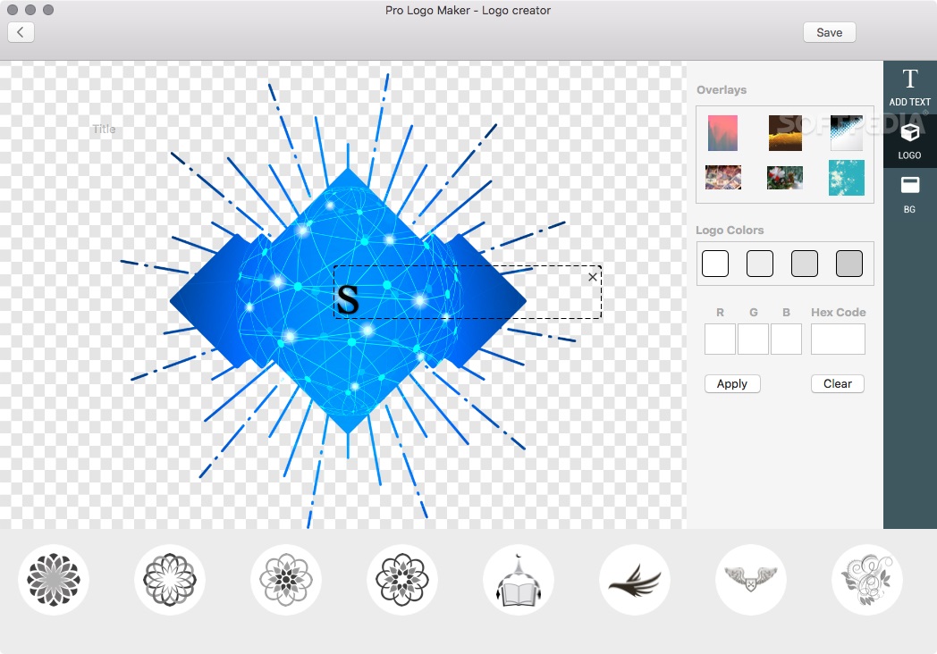 Logo Maker | Design Monogram 7.2 : Main Screen