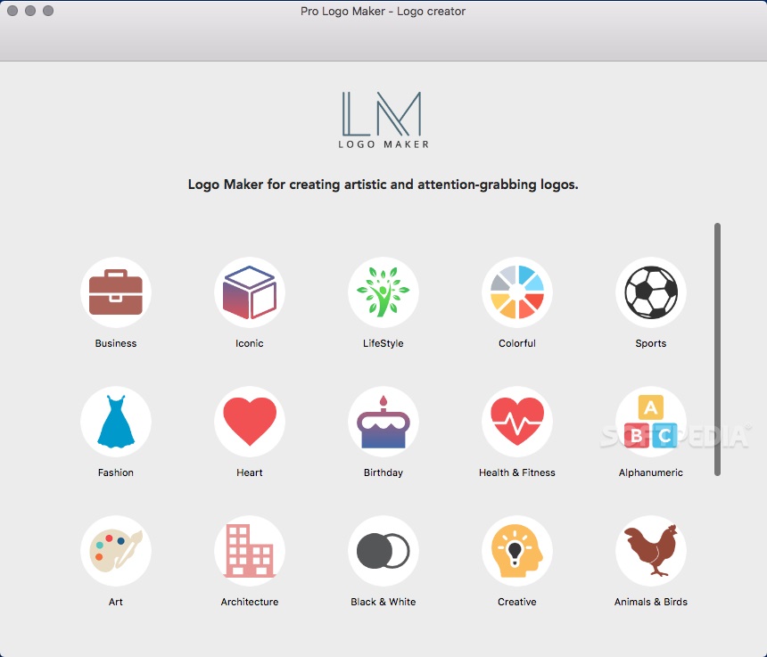 Logo Maker | Design Monogram 7.2 : Welcome Screen