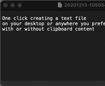 New TXT file from Clipboard