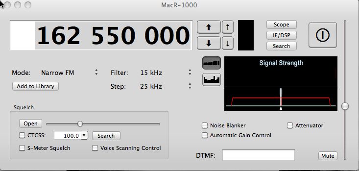 MacR-1000 1.0 : Main window