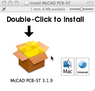 McCAD PCB-ST 3.1 : Main window