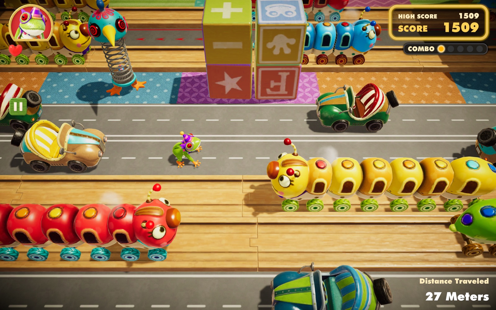 Frogger in Toy Town 1.5 : Main Window