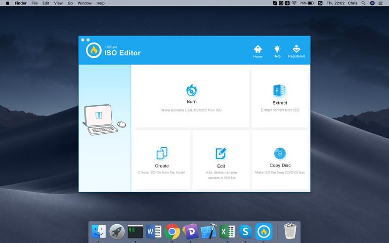 UUByte ISO Editor for Mac 5.1 : Main Window