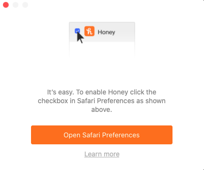 Honey 12.8 : Preferences window