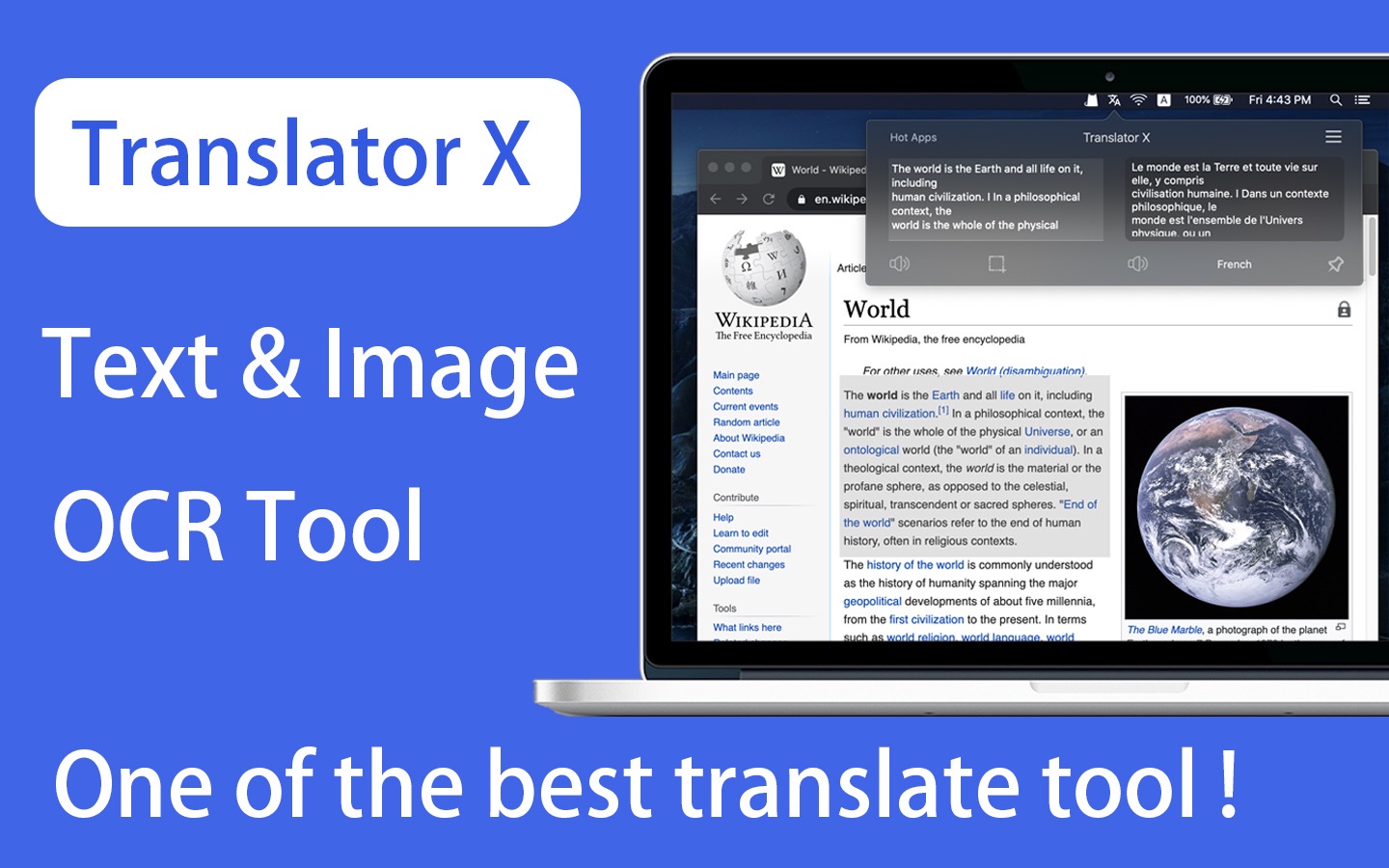 Translator X 2.0 : Main Window