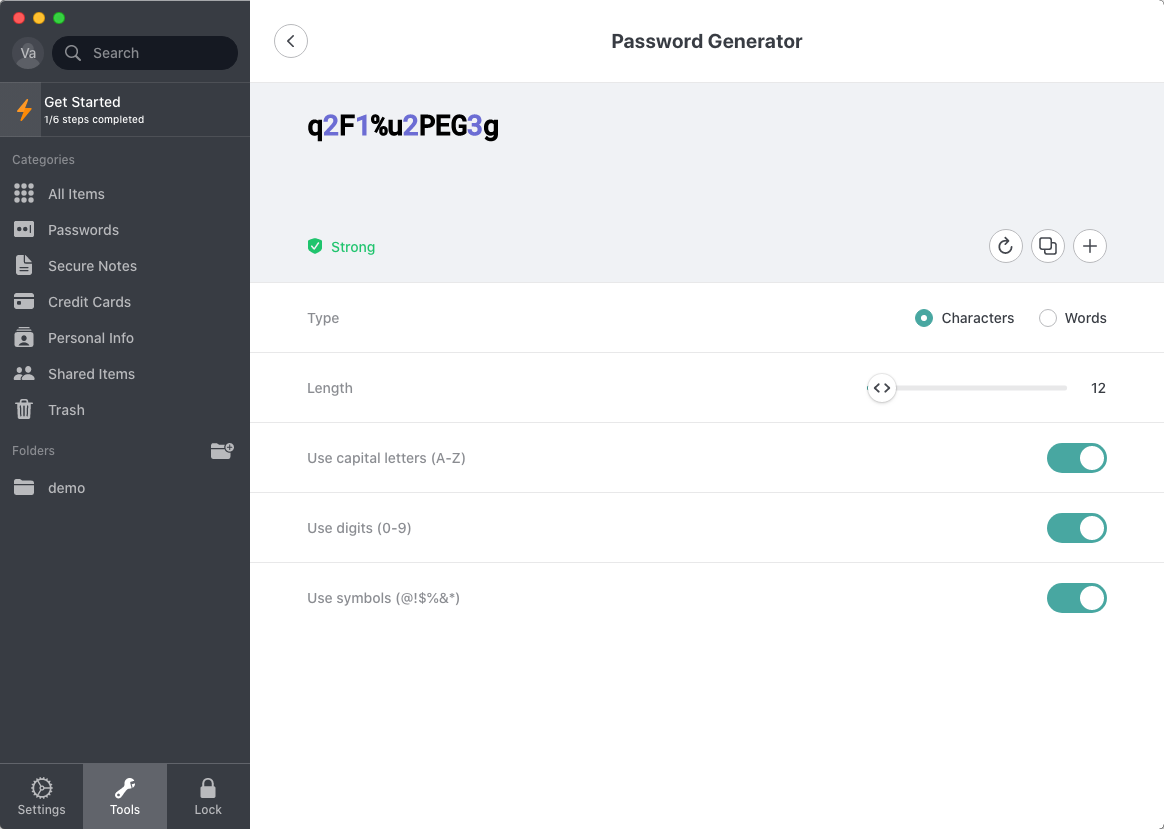 NordPass 4.2 : Password Generator