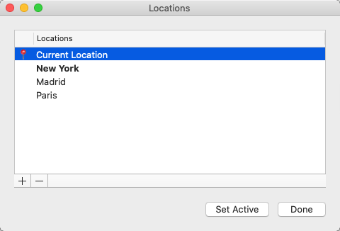 Weatherly 4.1 : Manage Locations