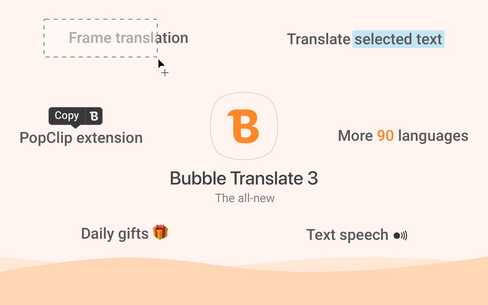 Bubble Translate 3 3.0 : Main Window