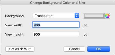 VisualDesigner 5.1 : Change Background Color and Size