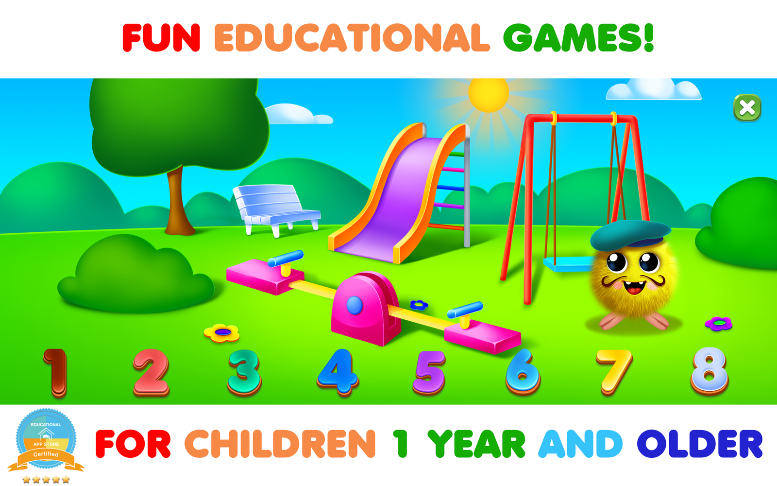 RMB Games - Kids Numbers Pre-K 1.0 : Main Window