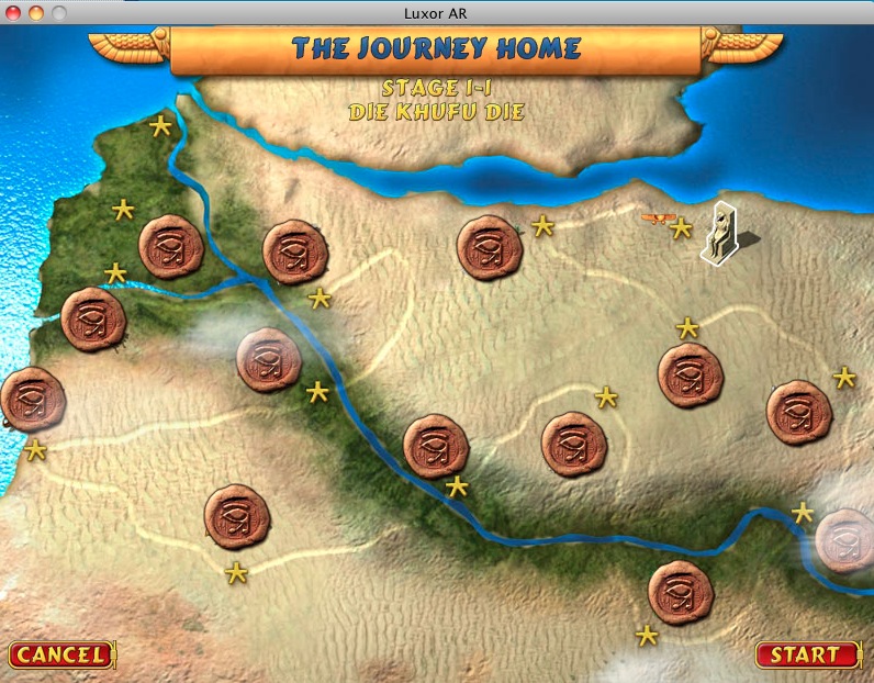 Luxor Amun Rising : Map
