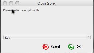 OpenSong 1.6 : Main window