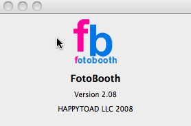 fotobooth 2.0 : Main window