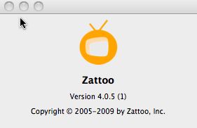 Zattoo 4.0 : Main window