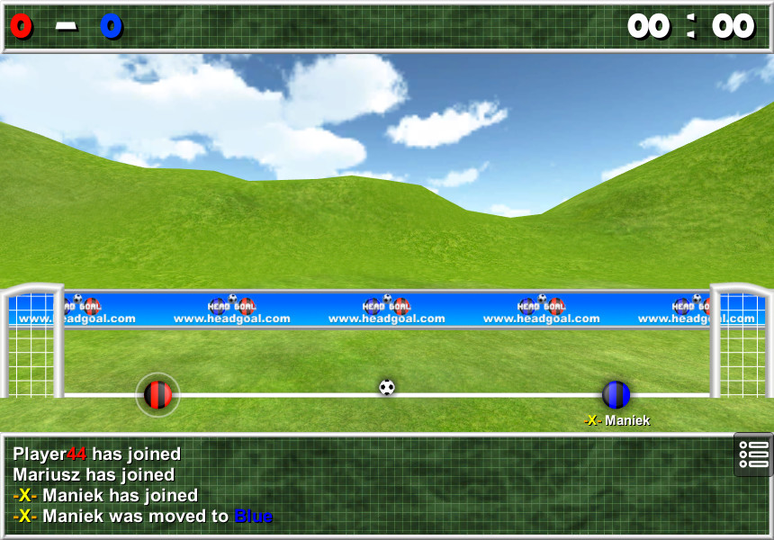 Head Goal Soccer Online 1.0 : Main Window