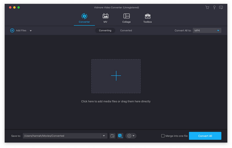 Vidmore Video Converter for Mac 2.2 : Main Window