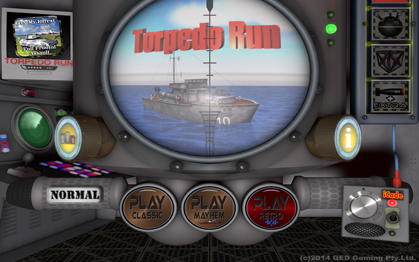 TorpedoRun Naval War 3.8 : Main Window