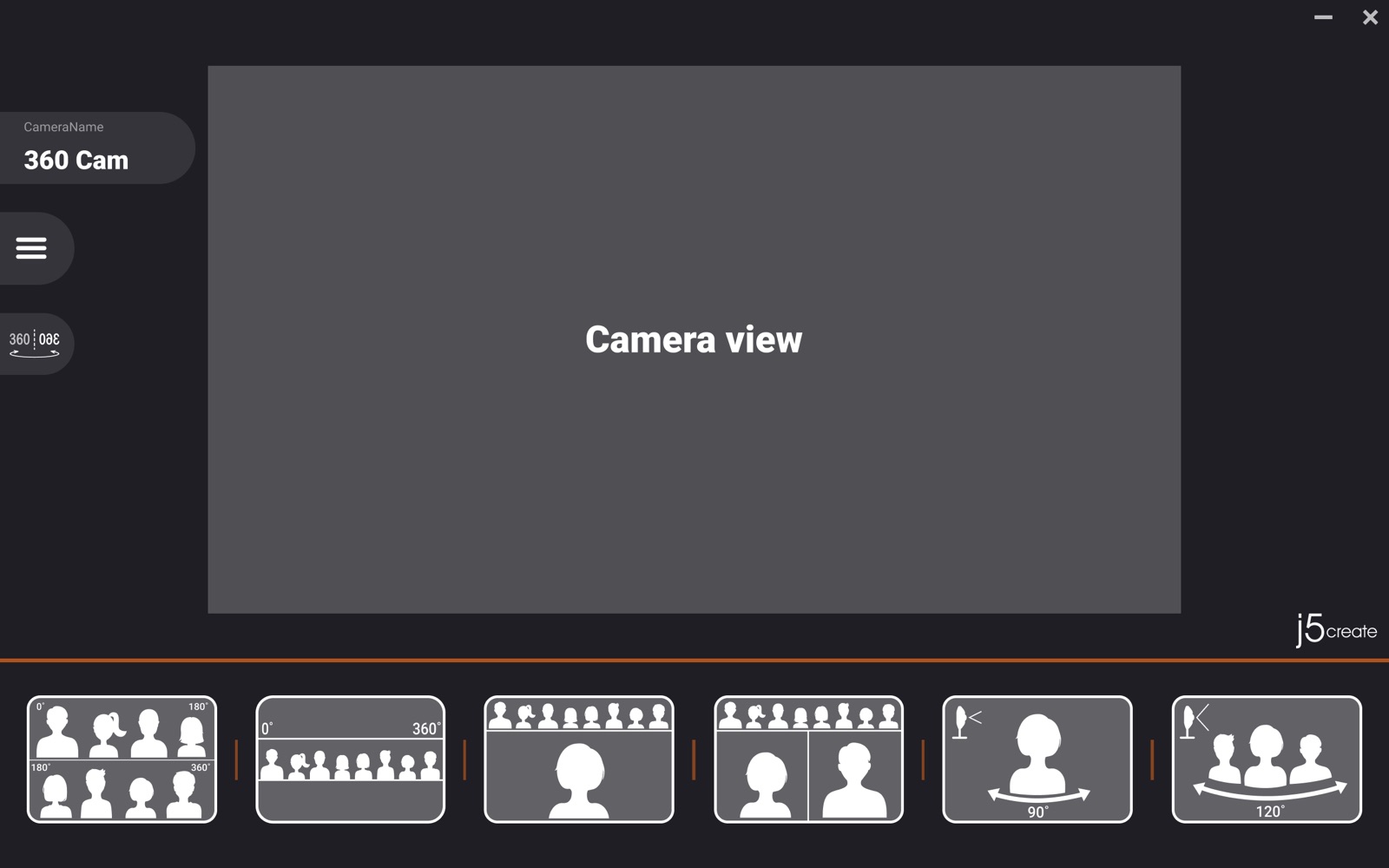 Webcam Companion App 1.2 : Main Window