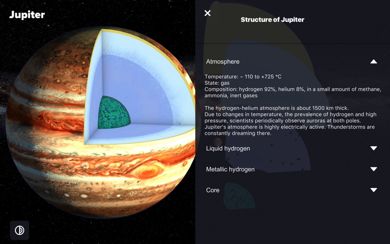 3D Solar System 1.2 : Main Window