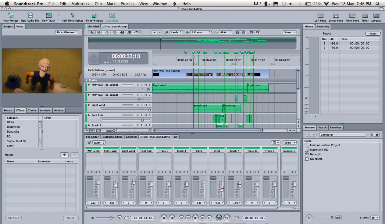 Sound Track Pro 3.0 : Main window