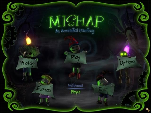 Mishap - An Accidental Haunting 2.0 : Menu