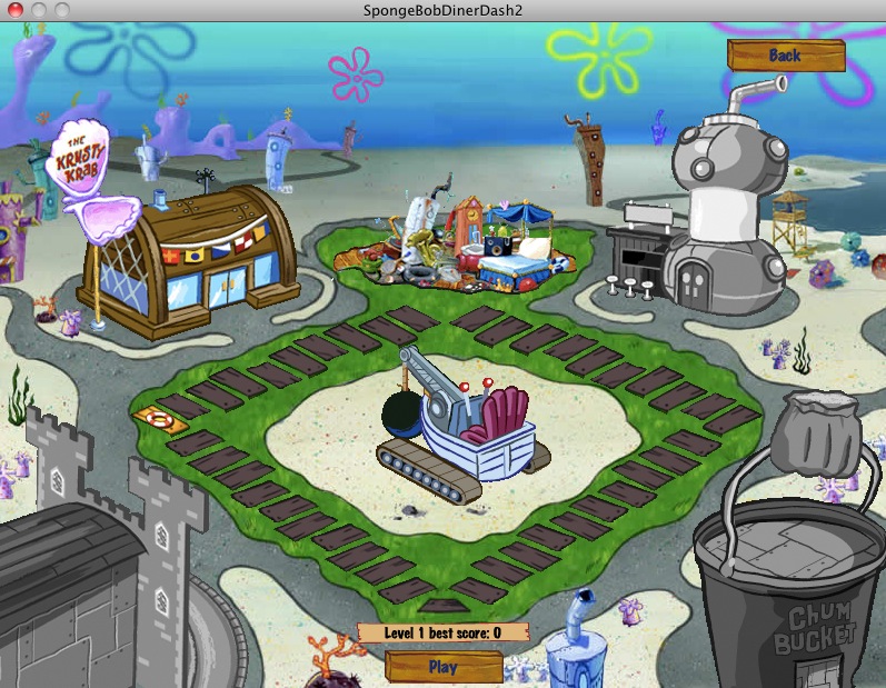 SpongeBob Diner Dash 2 1.0 : Map