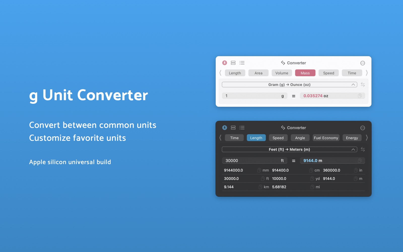 g Converter 1.2 : Main Window