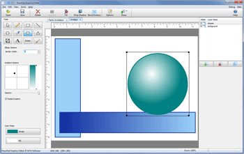 DrawPad Graphic Editor Free for Mac 7.65 : Main Window