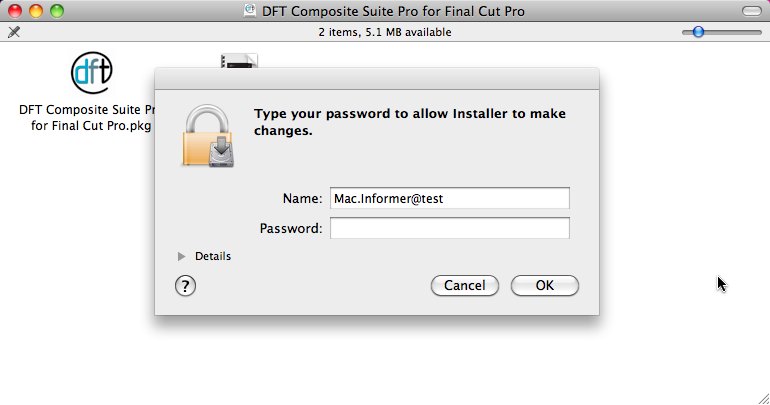 DFT Composite Suite Pro : Main Interface