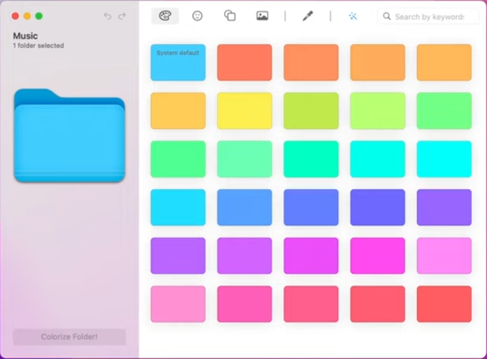 Folder Colorizer 4.0 : Main Window