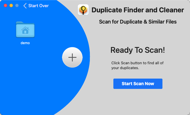 Duplicate Finder and Cleaner 1.2 : Select Folder Window