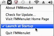 FMMenulet 1.0 : Main window