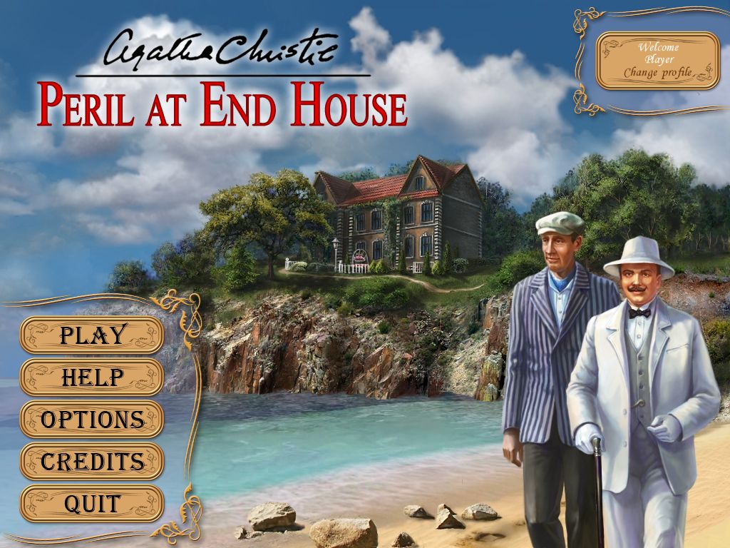 Agatha Christie: Peril at End House : Welcome Screen