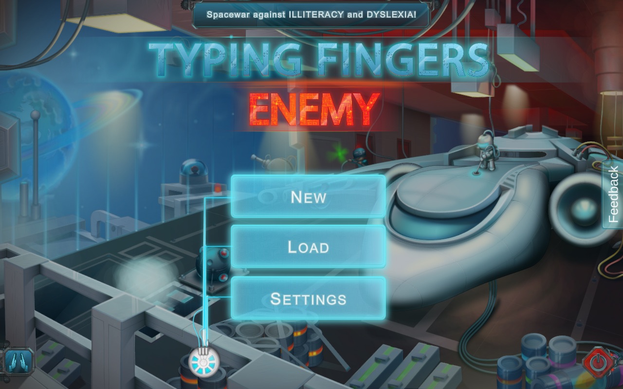 Typing Fingers - Enemy 1.0 : Main Window