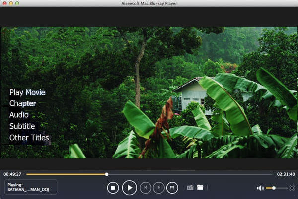 Aiseesoft Mac Blu-ray Player 6.6 : Main Window