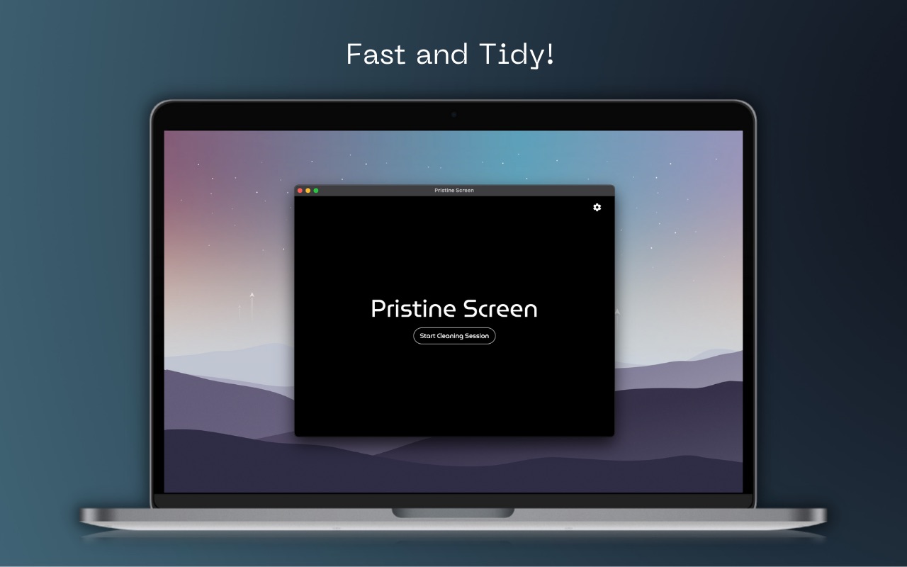 Pristine Screen 1.0 : Main Window