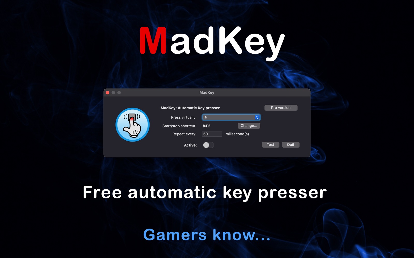 MadKey 1.0 : Main Window