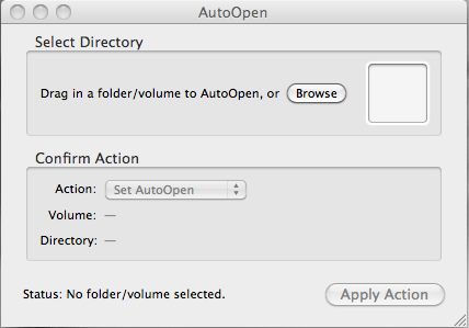 AutoOpen 1.0 : Main window